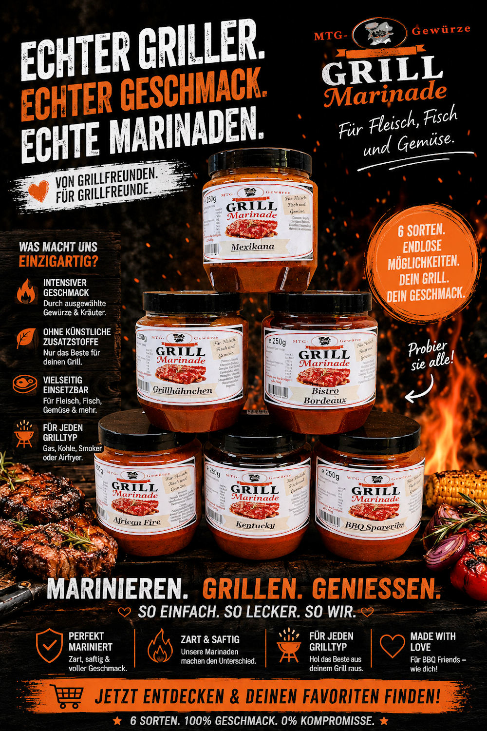 Grill-Marinaden von MTG-Gewürze Am Poltermühlenteich in Grüna kaufen